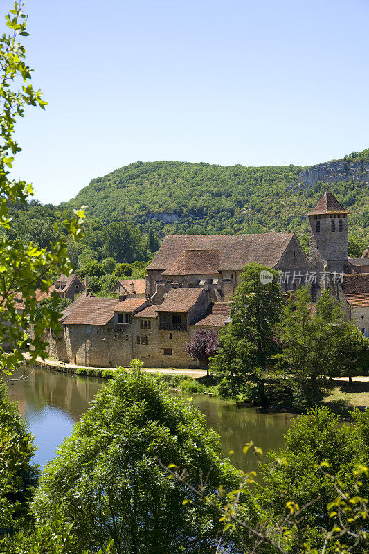 Marcilhac sur Cele village, Lot，法国